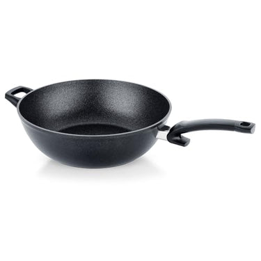 Fissler Adamant/Aluminium Wok, Serving Pan (Ø 32cm - 6L) coated, non-stick, high rim, scratch-resistant - Induction on Sale